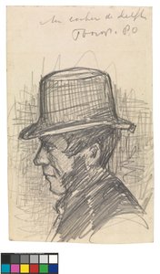 En kusk i Delft af Jan Toorop