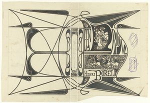 Banddesign for: Henri Borel, A dream, 1899