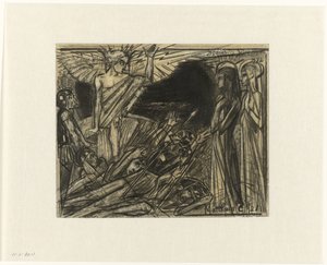 Maria ved graven tiltalt af en engel af Jan Toorop