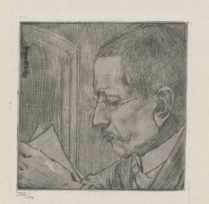 Portret van Aegidius Timmerman af Jan Toorop
