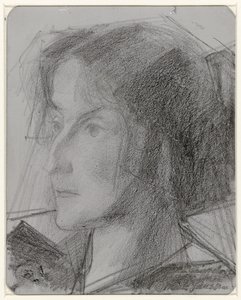 Portræt af Miek Janssen af Jan Toorop