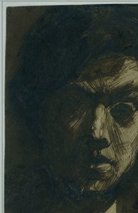 Selvportræt af maleren Jan Toorop af Jan Toorop