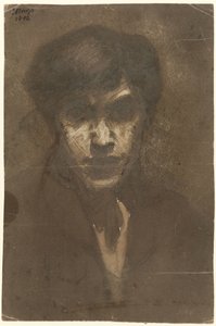 Selvportræt af maleren Jan Toorop af Jan Toorop