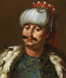 John III Sobieski, konge af Polen, klædt ud som en osmannisk sultan.