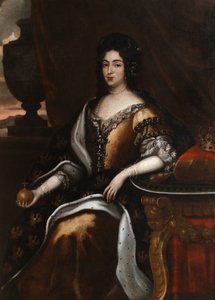 Portræt af dronning Marie Casimire