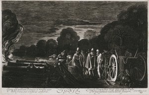 De fire elementer, ild (Ignis), ca. 1614-1622 (radering) af Jan Van de II Velde