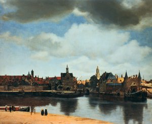 Udsigt over Delft, Holland, efter branden, c1658.