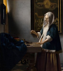 Kvinde med balance, ca. 1664.