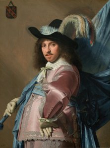 Andries Stilte som fanebærer, 1640. af Jan Verspronck