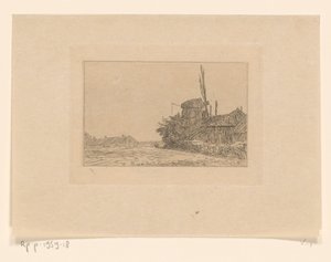 Vindmølle i Laren af Jan Veth