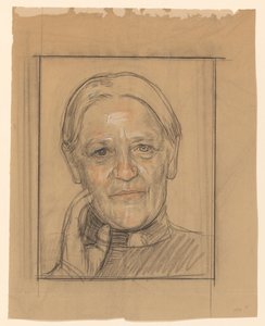 Portræt af Barendina Hermina Muhring af Jan Veth