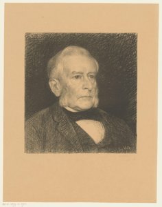 Portræt af Matthijs de Vries Berømte Contemporaries (serietitel) af Jan Veth