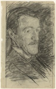 Portræt af Richard Roland Holst af Jan Veth