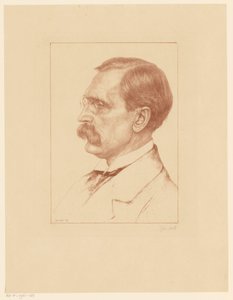 Portræt af Wilhelm von Bode Portrætter af De Kroniek (serietitel) af Jan Veth