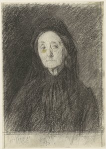 Portræt af fru J.H. Giltay-Moll af Jan Veth