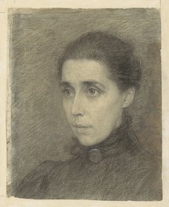 Portræt af fru M. Bruyel-De Favauge af Jan Veth