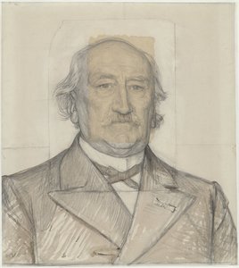 Portræt af prof. dr. H.A. Kooyker af Jan Veth