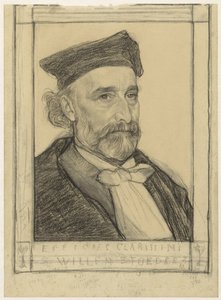 Portræt af prof. dr. Willem Stoeder af Jan Veth