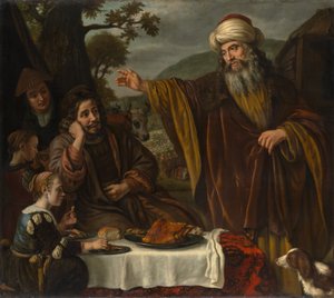 Abrahams skilles fra familien Lot, ca. 1655-65.