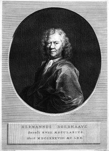 Herman Boerhaave, graveret af Jacobus Houbraken af Jan Wandelaar