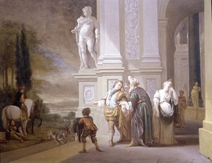 Den fortabte søns afgang af Jan Baptist Weenix