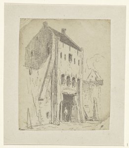 Steigerpoort i Leerdam af Jan Weissenbruch
