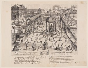 Composita, fra Theatrum Vitae Humanae (Menneskets aldre) af Jan Wierix