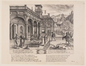Dorica, fra Theatrum Vitae Humanae (Menneskets aldre) af Jan Wierix
