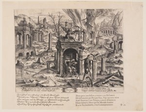 Ruyne, fra Theatrum Vitae Humanae (Menneskets aldre) af Jan Wierix