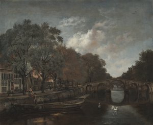 Herengracht, Amsterdam, ca. 1661 (olie på lærred)