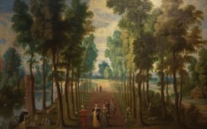 Jan Wildens (1586-1653) - Vej på bredden af åen - Sevilla Bellas Artes 22-03-2011 12-05-54