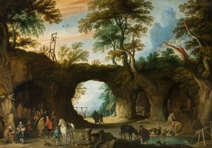 Jan Wildens - Pilgrimssted i et klippelandskab