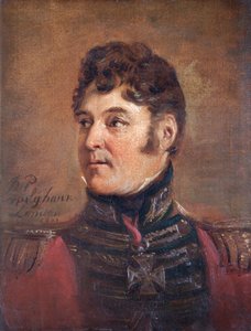 Portræt af general Sir Colin Halkett, britisk soldat, 1821.