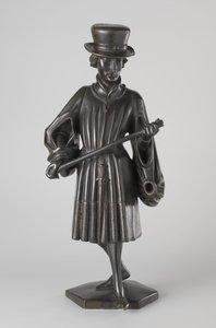 Græder fra Isabella af Bourbons grav, ca. 1475-76 (bronze) af Jan attrib.to Borman