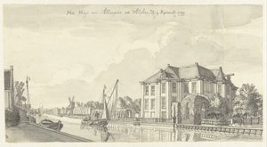 Huset Allongius i Alphen aan de Rijn af Jan de Beijer