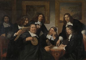 Guvernørerne for Saint Luke-lauget, Haarlem, 1675