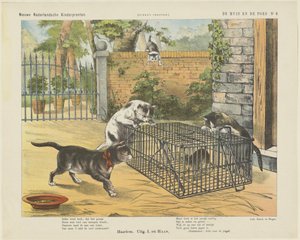 Musen og katten (titel på objekt) Nye hollandske børnetryk (serietitel på objekt) Funkes print (serietitel på objekt)