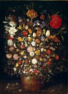 Stor buket blomster Maleri af Jan Brueghel den ældre kalder Bruegel of Velvet (Bruegel eller Brueghel af Jan the Elder Brueghel