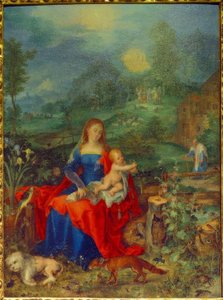 Maria med de mange dyr af Jan the Elder Brueghel