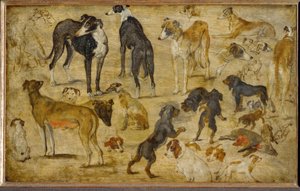 Tierstudien af Jan the Elder Brueghel