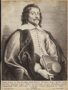 Portræt af Nicholas Lanier af Jan the Elder Lievens