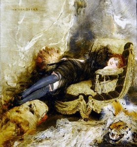The Courtesan, ca. 1990 (olie på panel)