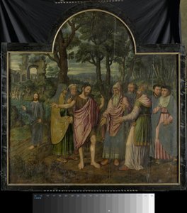 Triptykon med scener fra Johannes Døberens liv af Jan van Coninxloo (II)