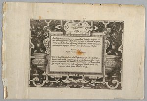 Print, plade af Jan van Doetechum the Elder