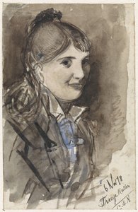 Portræt af Treesje Muller af Jan van Essen