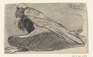 siddende grib af Jan van Essen