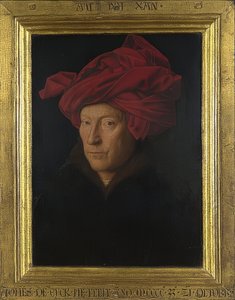 Portræt af en mand (selvportræt?). 1433 af Jan van Eyck