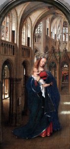 Tysk: Die Madonna in der Kirche Madonna i kirken af Jan van Eyck
