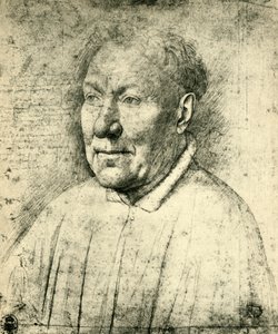 Portræt af kardinal Niccolò Albergati, c1430, 1943. af Jan van Eyck