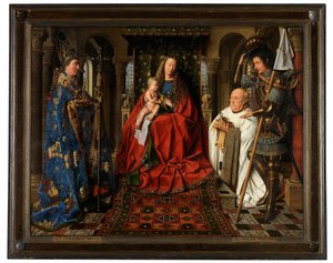 Jomfruen og barnet med kanon Joris van der Paele af Jan van Eyck